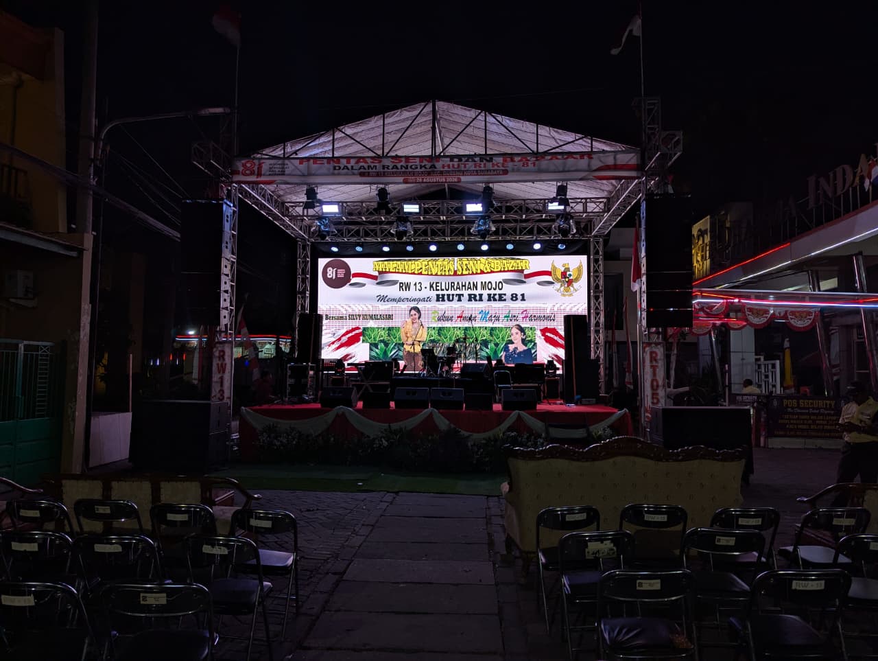 rental multimedia acara 17 Agustus Surabaya